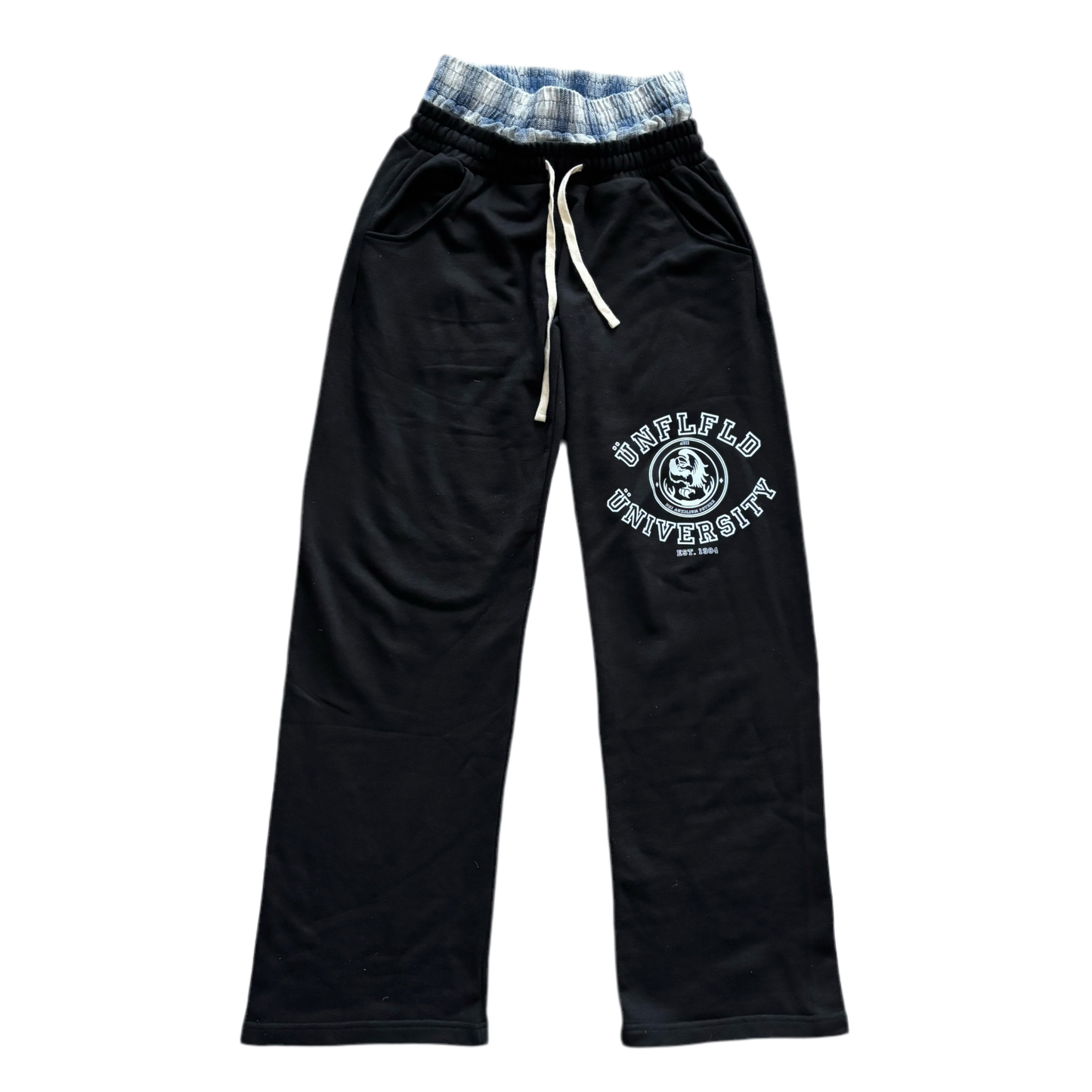 “Üniversity” Double-Waisted Sweatpants