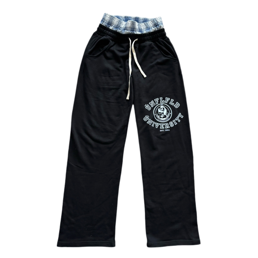 “Üniversity” Double-Waisted Sweatpants